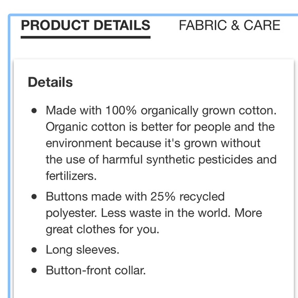 Gap Perfect Shirt - Picture 8 of 9